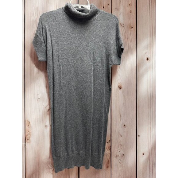 Worthington Women's Turtleneck Sweater Dress Size Large Gray - Picture 2 of 12